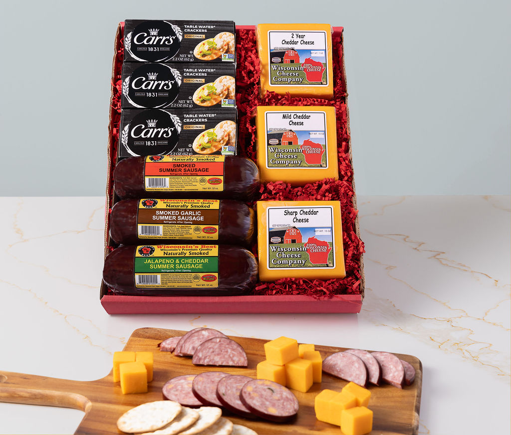 Wisconsin Cheddar Lover’s Artisan Gift Box