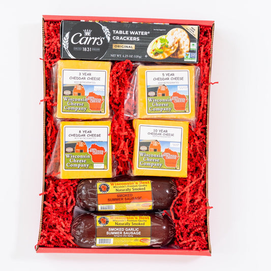 The Perfect Wisconsin Cheese & Sausage Gift Box – A Taste of Tradition