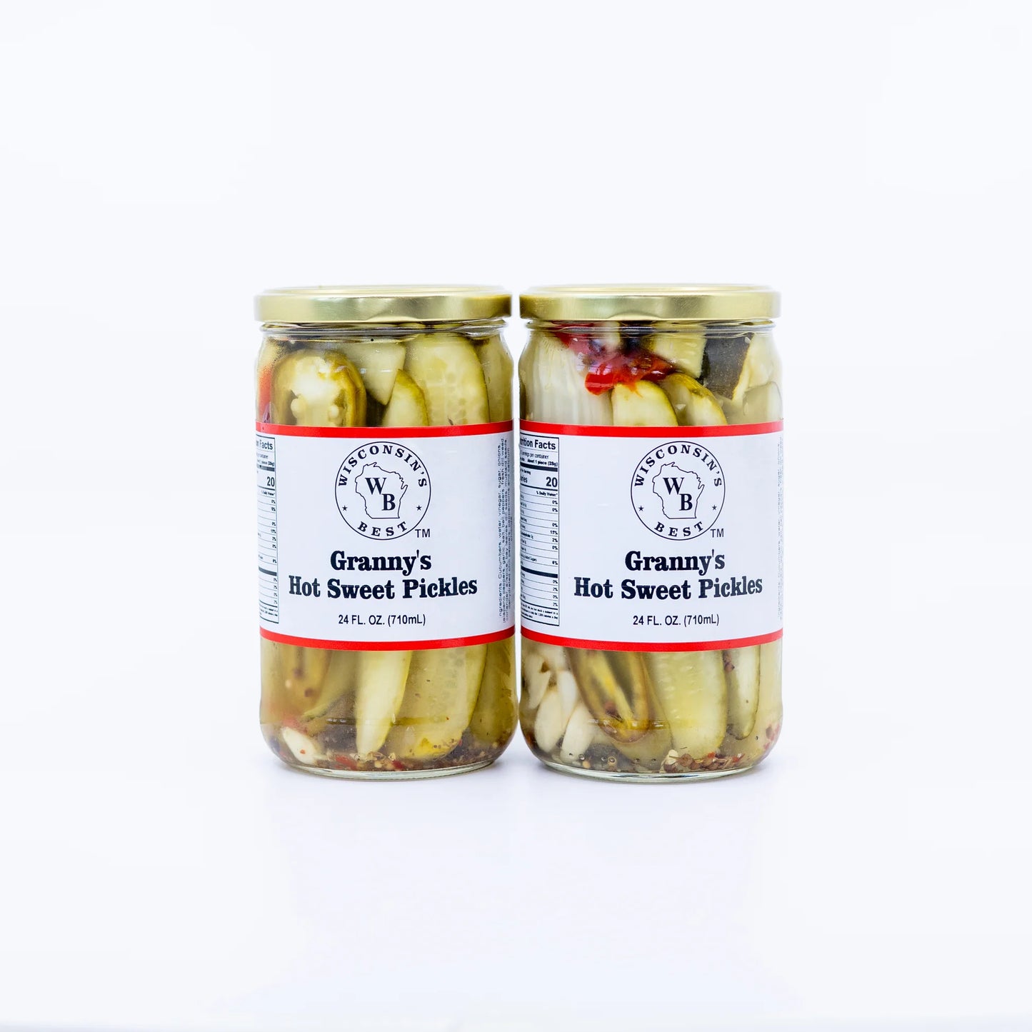 Granny's Hot Sweet Pickles 24 oz. (2 Pack)