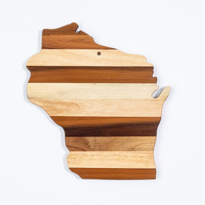 Wisconsin Shaped Charcuterie Board