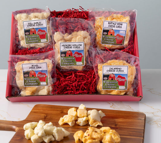 Fresh Wisconsin Cheese Curd Sampler Box
