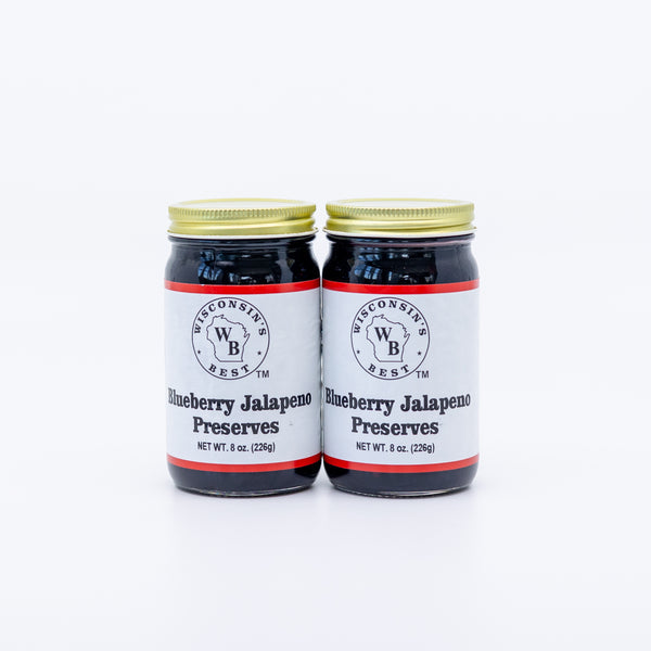 Blueberry "Jalapeno" Preserves 8 oz. (2 Pack)