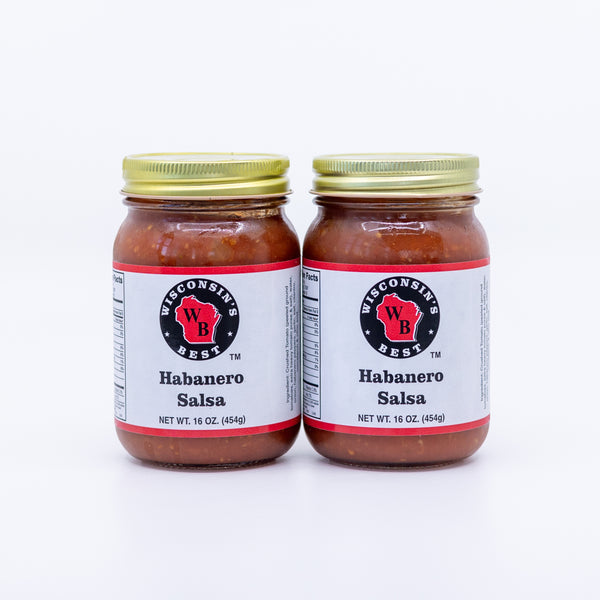 Habanero Salsa "HOT" 16 oz (2 Pack)