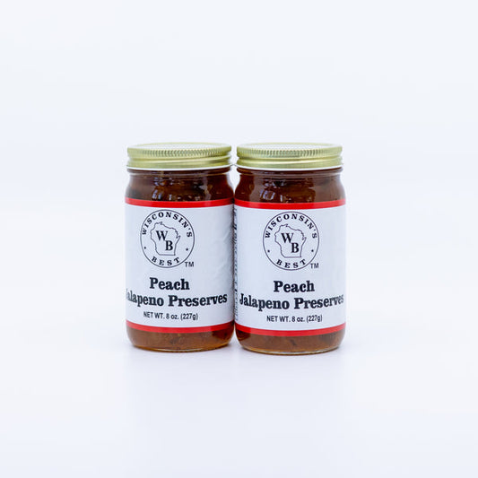 Peach Jalapeno Preserves 8oz. (2 Pack)