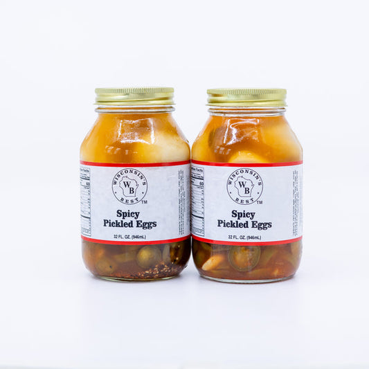 Pickled Eggs "SPICY" 32 oz. (2 Pack)