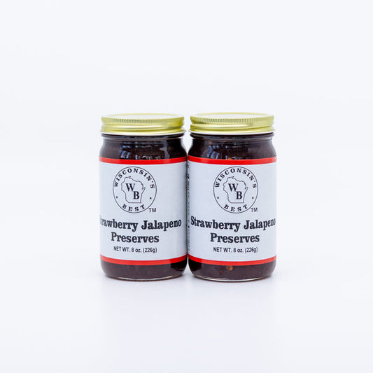 Strawberry "Jalapeno" Preserves 8 oz. (2 Pack)