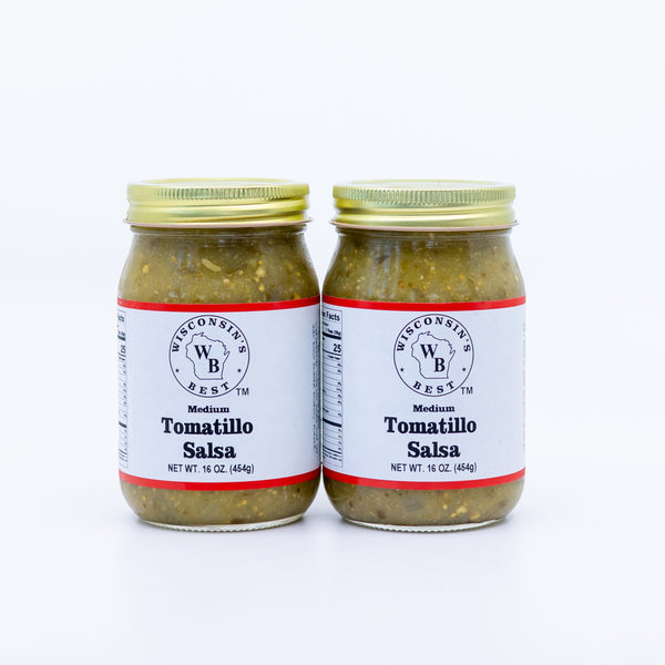 Tomatillo Salsa "MEDIUM" 16 oz. (2 Pack)