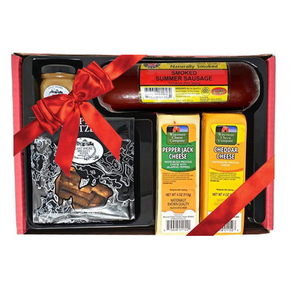 Fan Favorite Gift Box - Gourmet Cheese, Sausage & Specialties Gift  - A Great Charcuterie Gift