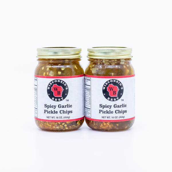 Spicy Garlic Pickle Chips 16 oz. (2 Pack)