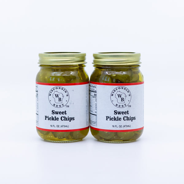 Sweet Pickle Chips 16 oz (2 Pack)