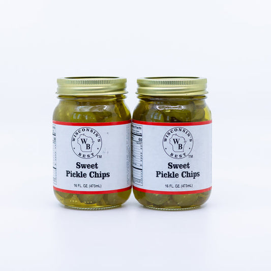 Sweet Pickle Chips 16 oz (2 Pack)