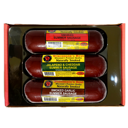 Wisconsin's Best Summer Sausage Sampler Gift Box