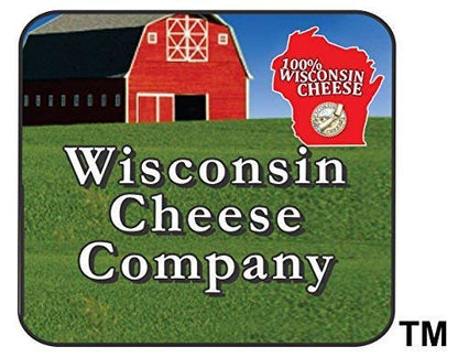 Wisconsin Deluxe Brick Cheese, Sausage & Cracker Gift Box- A Great Christmas & Holiday Gift