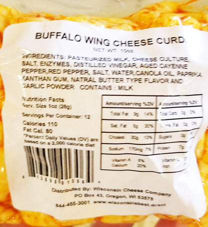 Buffalo Wing Cheese Curds - 2 Pack - 10 oz. Each