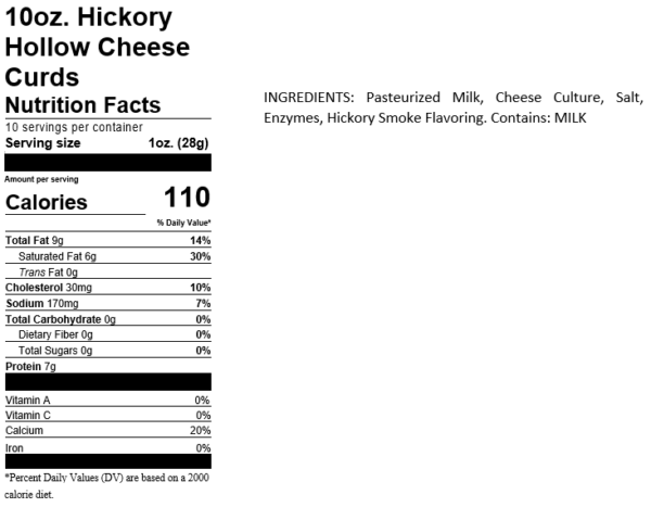Hickory Hollow Smoked Cheese Curds - 2 Pack - 10 oz. Each - Image 4