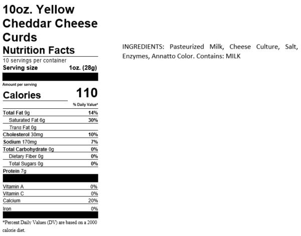 Yellow Cheddar Cheese Curds - 2 Pack - Image 5