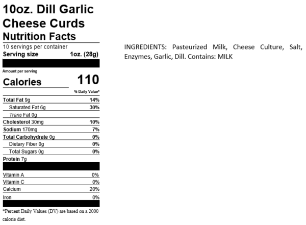 Dill Garlic Cheese Curds - 2 Pack - Image 5