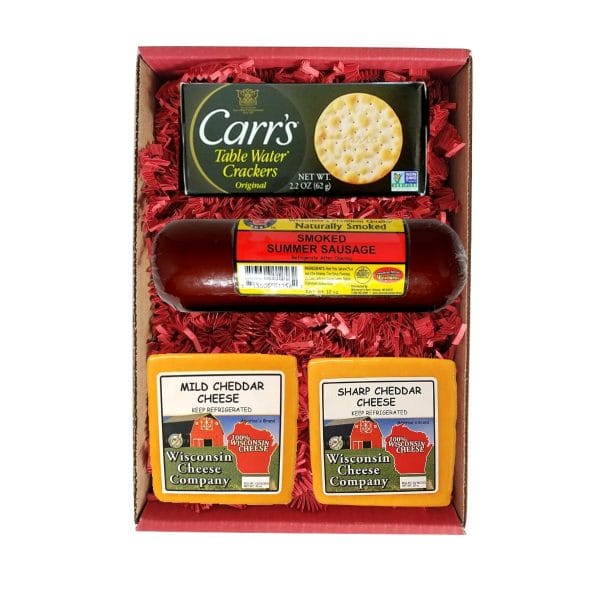 Classic Cheese, Sausage & Cracker Gift Box