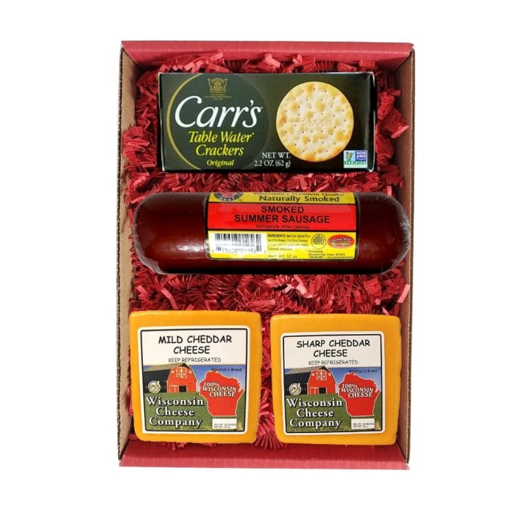 Classic Cheese, Sausage & Cracker Gift Box