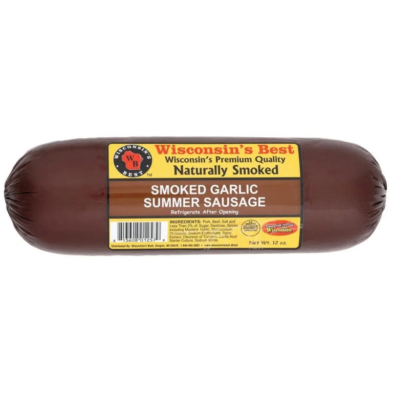 Smoked Garlic Summer Sausage, 12 oz Gallery Image