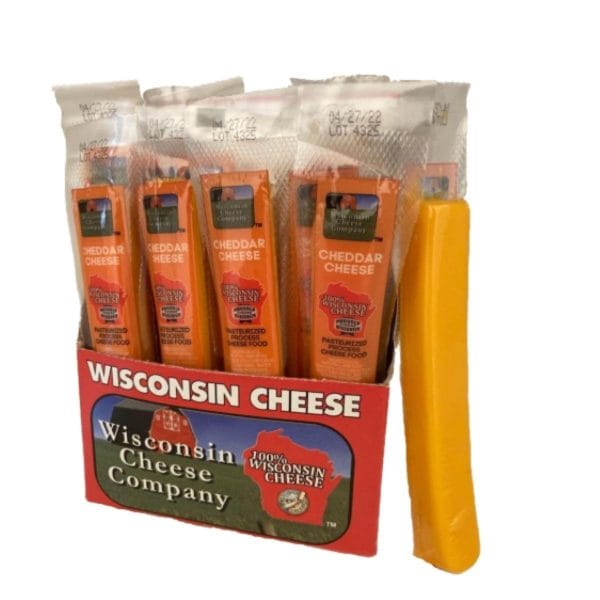 Cheddar Cheese Snack Sticks - Shelf Stable, 24 Count