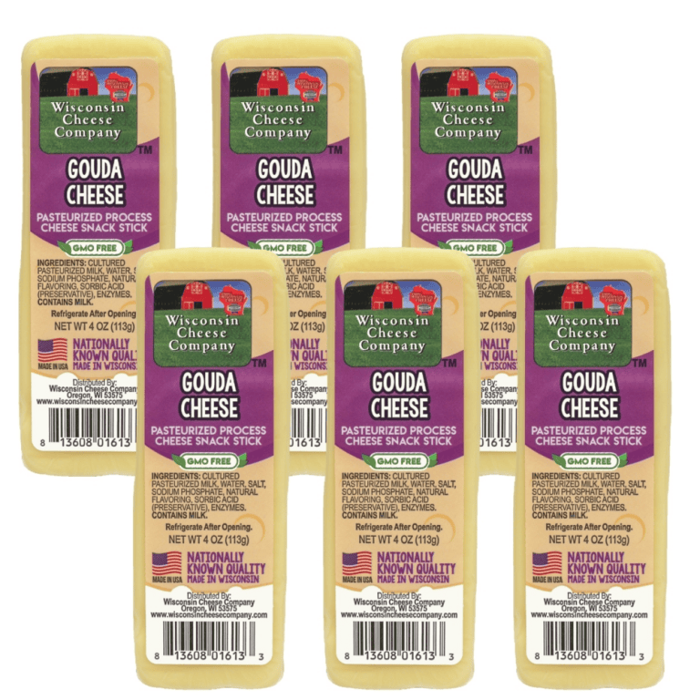 Gouda Cheese Bars - 6 Pack - Shelf Stable