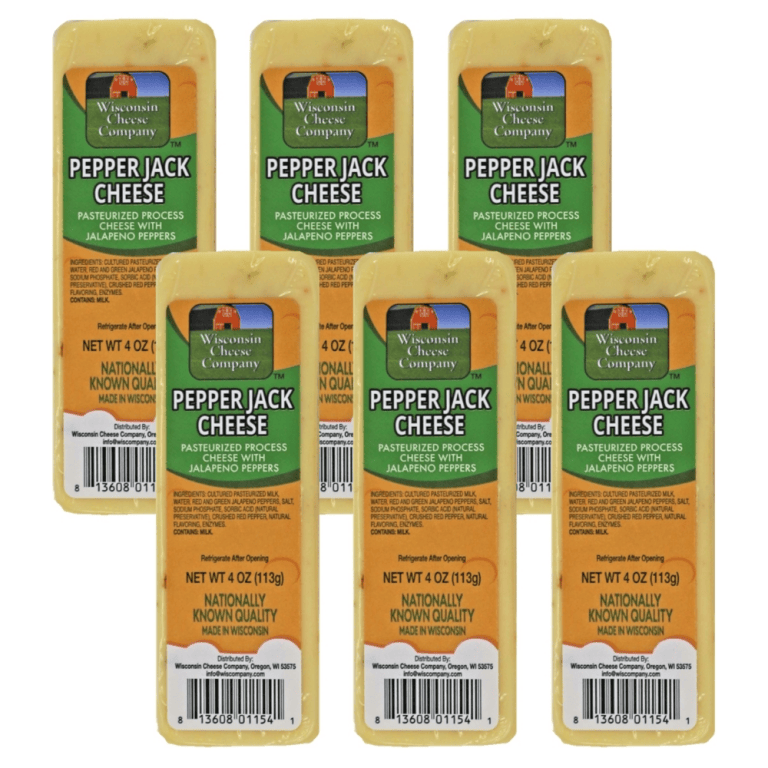 Pepper Jack Cheese Bars - 6 Pack - Shelf Stable