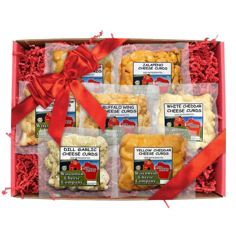 Deluxe Cheese Curd Sampler Gift Box (7 count) Gallery Image