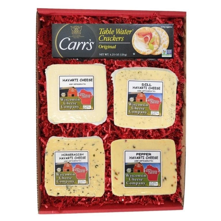Classic Havarti Cheese and Cracker Gift Box