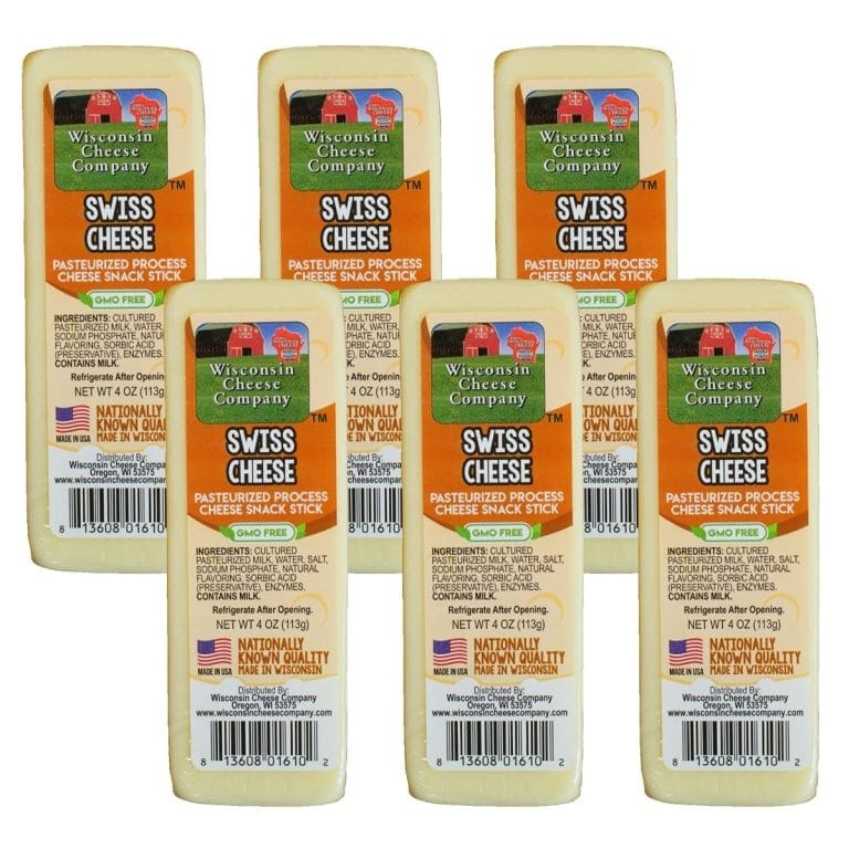 Swiss Cheese Bars - 6 Pack - Shelf Stable