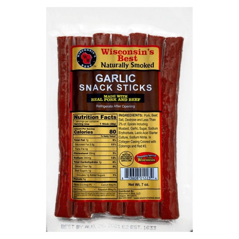 Garlic Sausage Sticks - 7 ounces | Gluten Free