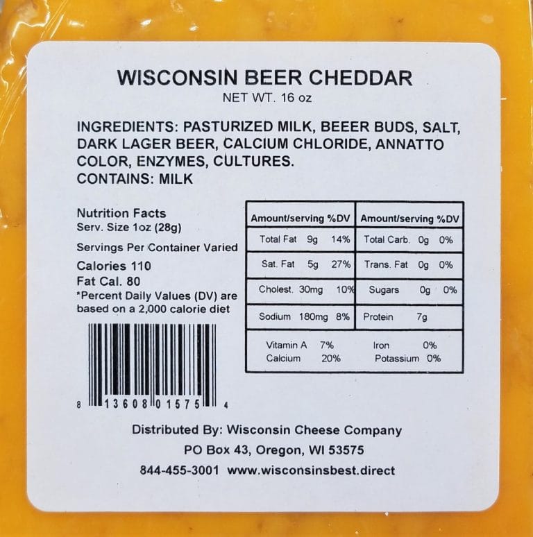 Beer Cheddar Cheese – 7 oz. Gallery Image