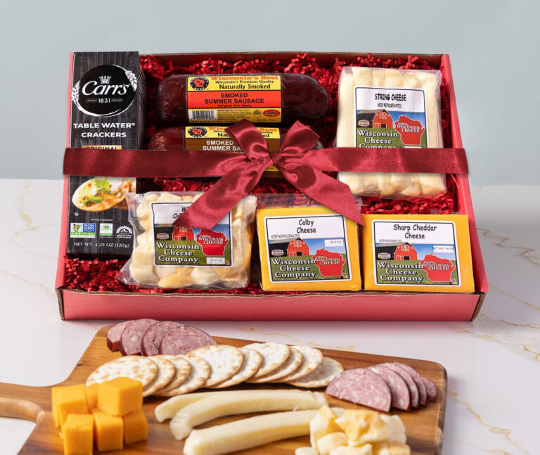 Big Deluxe Cheese, Sausage & Cracker Gift Box