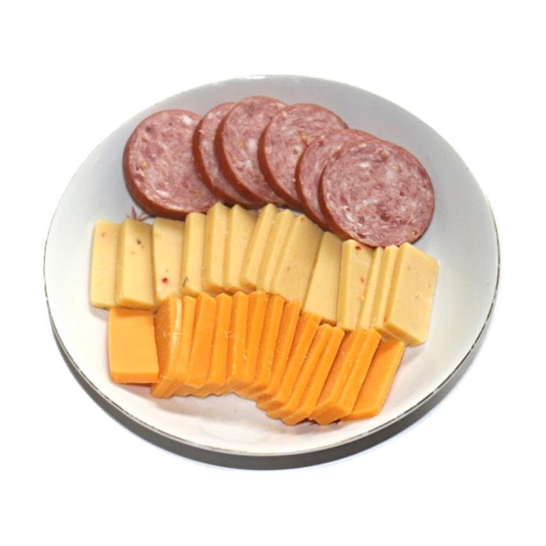 Wisconsin Big Specialty Cheese, Cracker & Sausage Gift Box Gallery Image