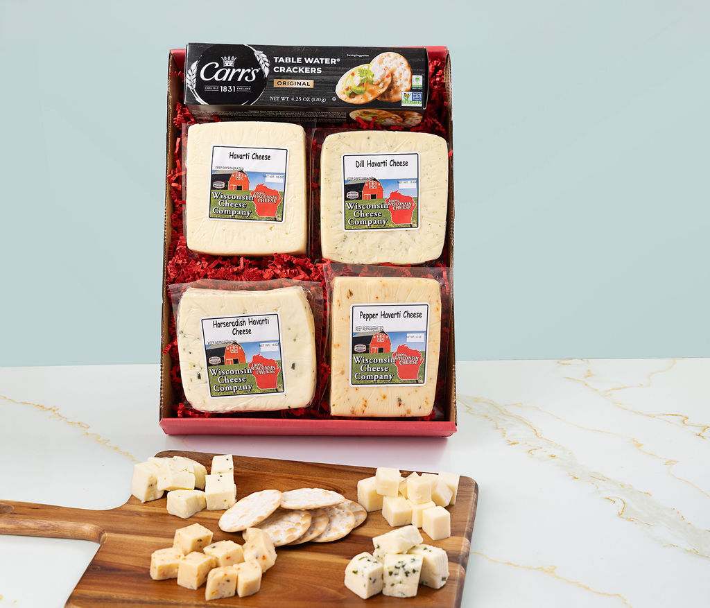 Classic Havarti Cheese and Cracker Gift Box - Image 4