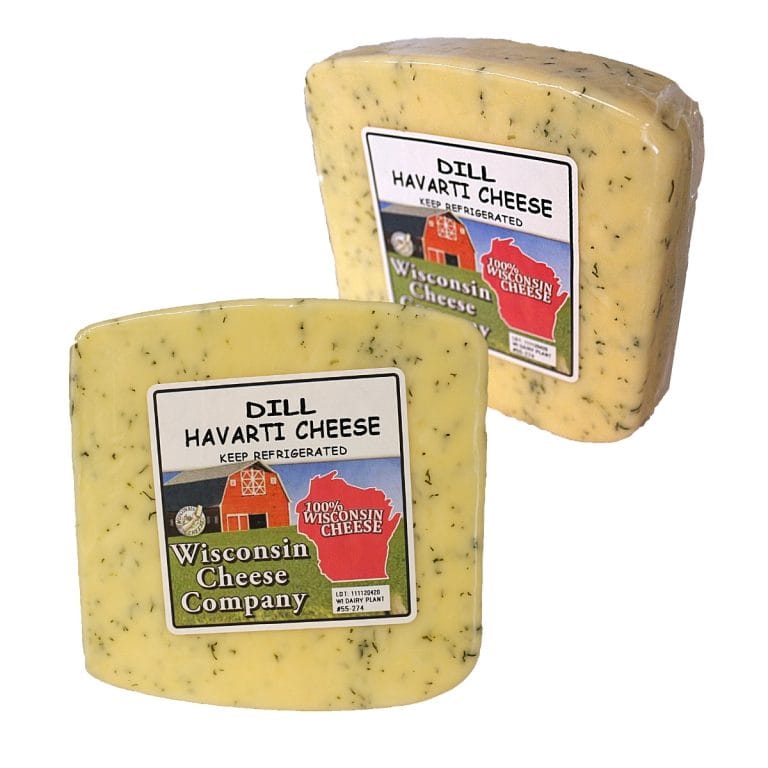 Dill Havarti Cheese - (2) 7-ounce Blocks