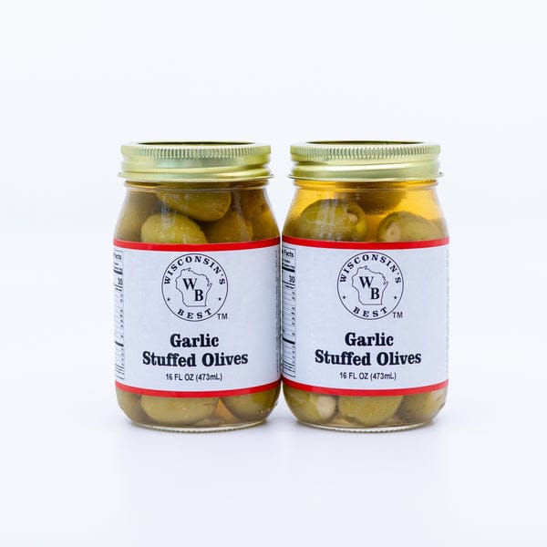 Garlic Stuffed Olives 16 oz. (2 Pack)