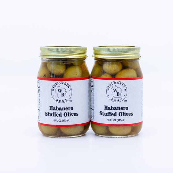 Habanero Stuffed Olives, 16 oz. (2 Pack)