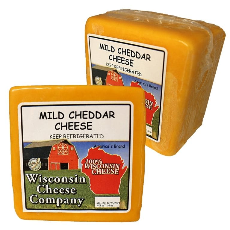 Mild Cheddar Cheese – (2) 15-ounce Blocks