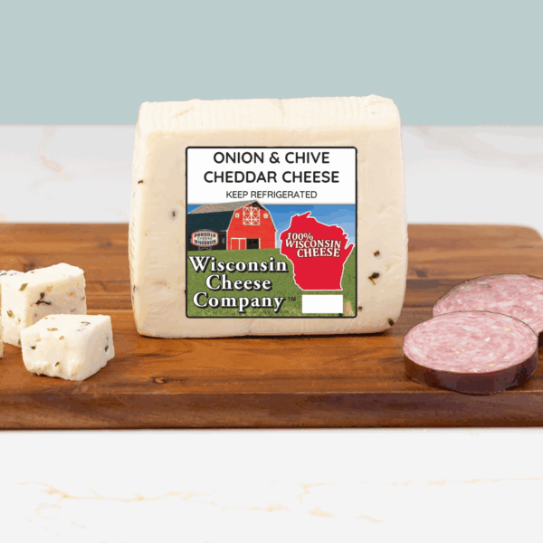 ONION & CHIVE CHEDDAR CHEESE