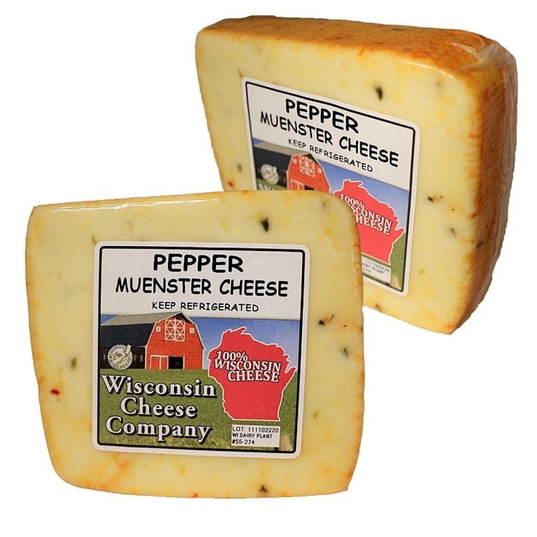 Pepper Muenster Cheese - (2) 7-ounce Blocks