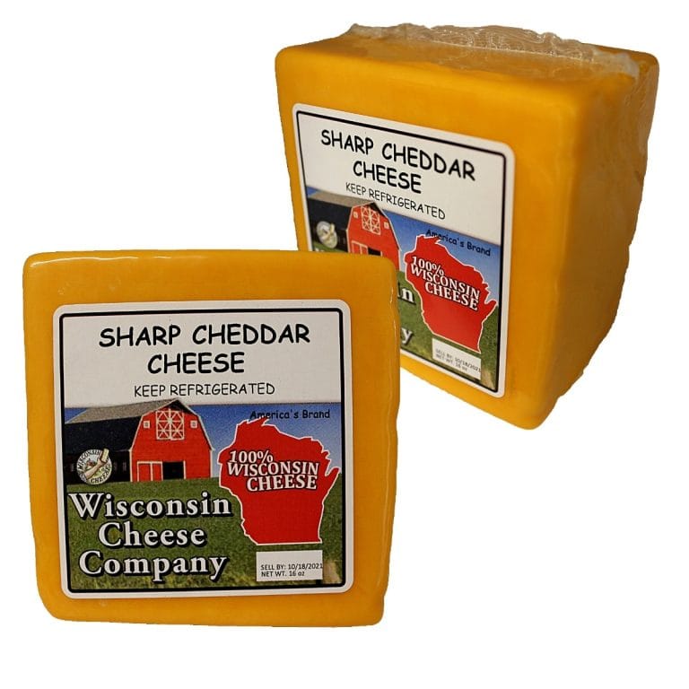 Sharp Cheddar Cheese – (2) 15-ounce Blocks Gallery Image